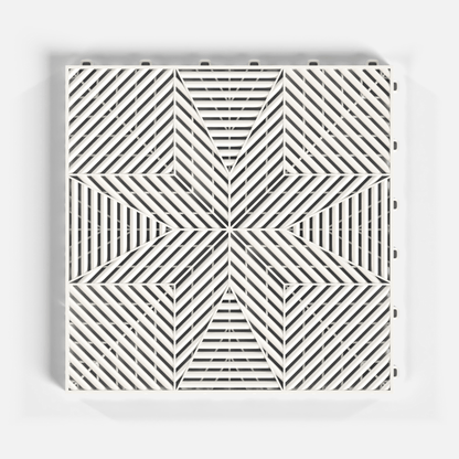Alpine White ULTRAFLUX Garage Floor Tile (16-Pack)